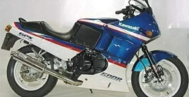 Manual Moto Kawasaki GPX 600 R 1988 Reparación y Servicio
