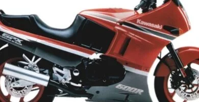 Manual Moto Kawasaki GPX 600 R 1993 Reparación y Servicio