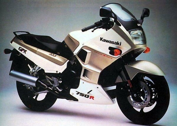 Manual Moto Kawasaki GPX 750 R 1993 Reparación y Servicio