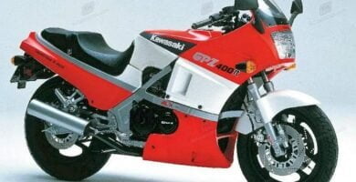 Descargar Manual Moto Kawasaki GPZ 400 1984 Reparación y Servicio