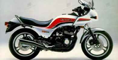 Manual Moto Kawasaki GPZ 500 1984 Reparación y Servicio