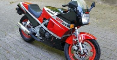 Manual Moto Kawasaki GPZ 600 R 1993 Reparación y Servicio