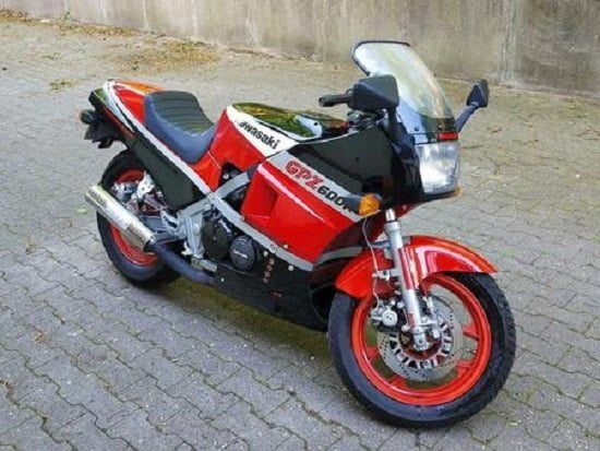 Descargar Manual Moto Kawasaki GPZ 600 R 1993 Reparación y Servicio