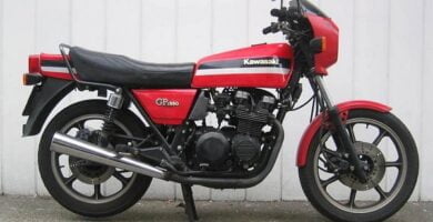Manual Moto Kawasaki GPZ ZX 550 1984 Reparaci贸n y Servicio