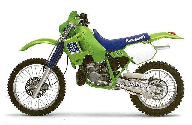 Manual Moto Kawasaki KDX 200 1989 Reparación y Servicio