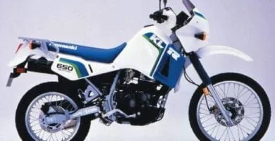 Manual Moto Kawasaki KLR 500 1988 Reparación y Servicio