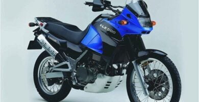 Manual Moto Kawasaki KLR 500 1991 Reparación y Servicio