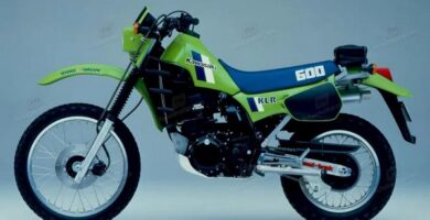 Manual Moto Kawasaki KLR 600 1987 Reparación y Servicio