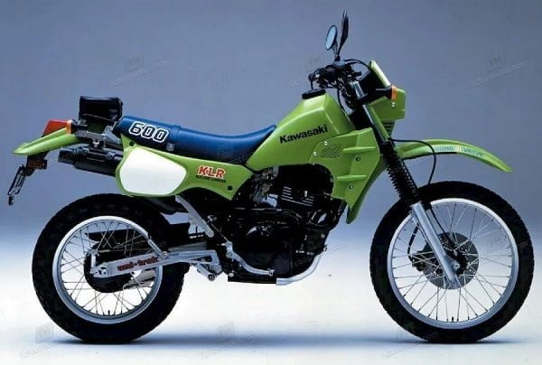 Manual Moto Kawasaki KLR 600 1989 Reparación y Servicio
