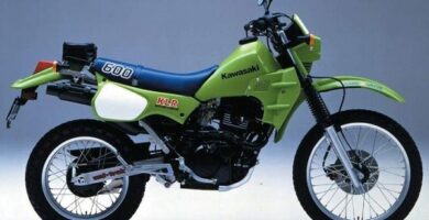 Manual Moto Kawasaki KLR 600 2000 Reparación y Servicio