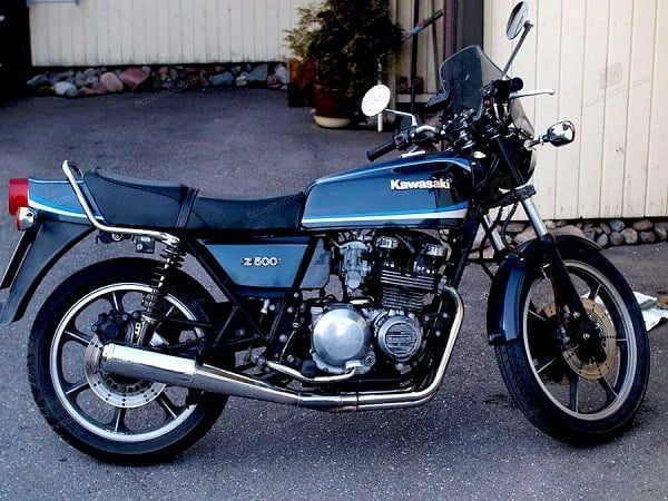 Manual Moto Kawasaki KZ 500 1979 Reparación y Servicio