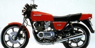 Descargar Manual Moto Kawasaki KZ 500 1980 Reparación y Servicio