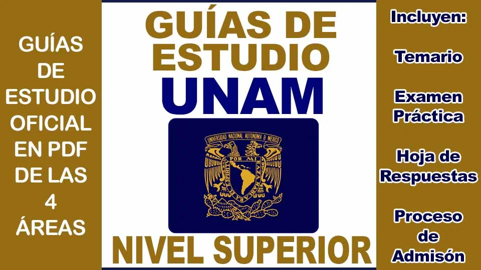 Guías de Estudio UNAM 2024 Nivel Licenciatura Descarga PDF GRATIS