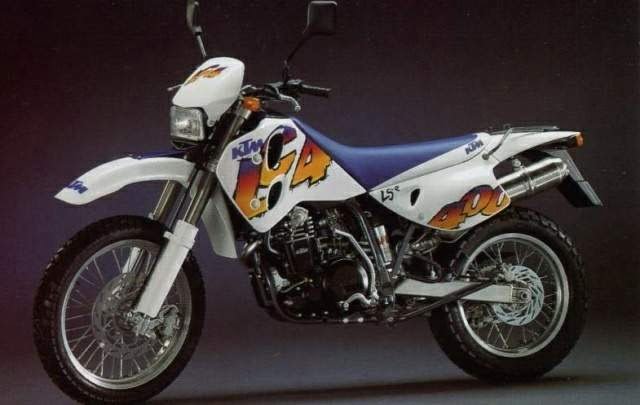 Descargar Manual Moto KTM 400 LC4 1998 Reparación y Servicio