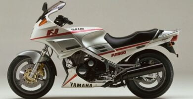 Manual Moto Yamaha FJ 1200 1989 Reparación y Servicio