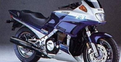 Manual Moto Yamaha FJ 1200 1992 Reparación y Servicio