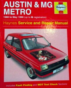 Manual Haynes Austin & MG Metro 1980-1990 Manual de Taller