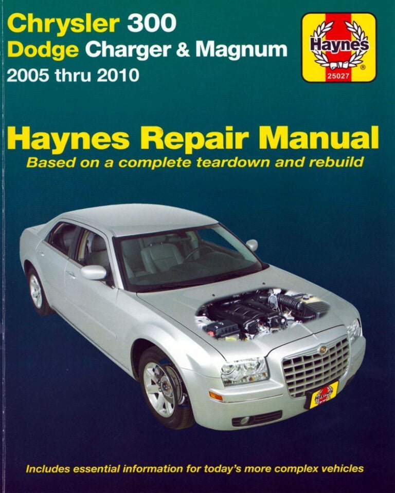 Descargar Manual Haynes Chrysler 300 Dodge Charger y Magnum 2005-2010 PDF Gratis