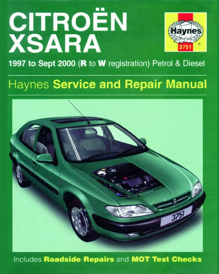Manual Haynes Citroen Xsara 1997-2000 Manual de Reparación PDF GRATIS