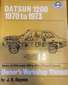 Manual Haynes Datsun 1200 1970-1973 Manual de Taller PDF GRATIS