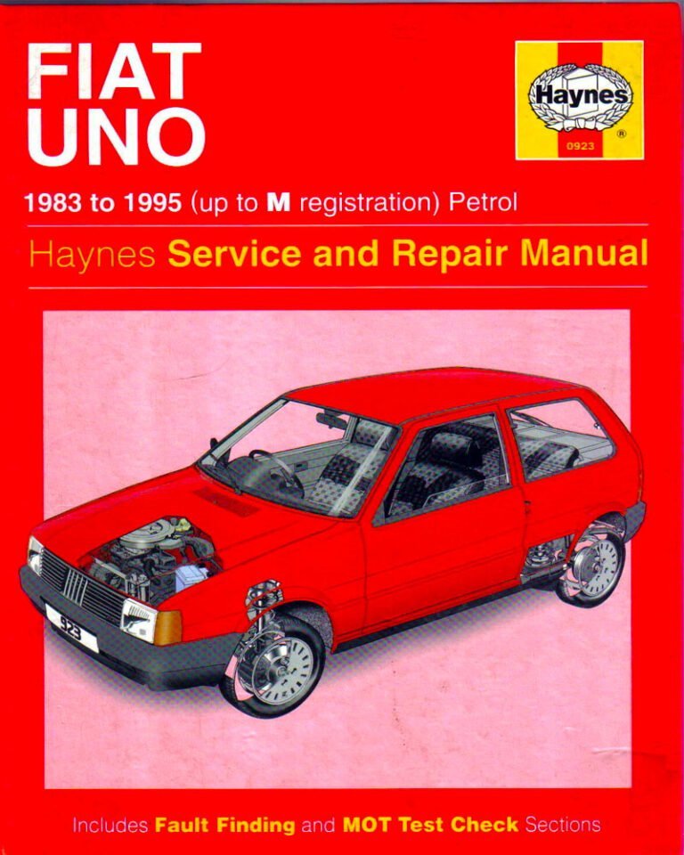 Manual Haynes Fiat UNO 1983-1985 Manual de Reparación PDF GRATIS