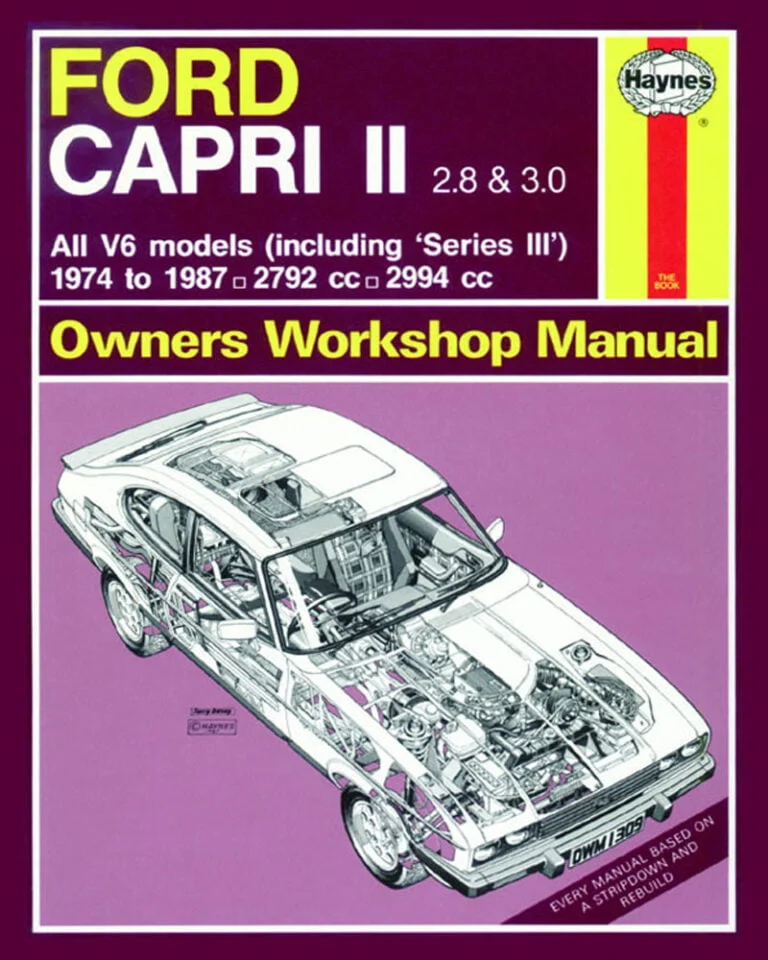 Descargar Manual Haynes Ford CAPRI 1974-1987 Descargar Manual de Reparación PDF GRATIS