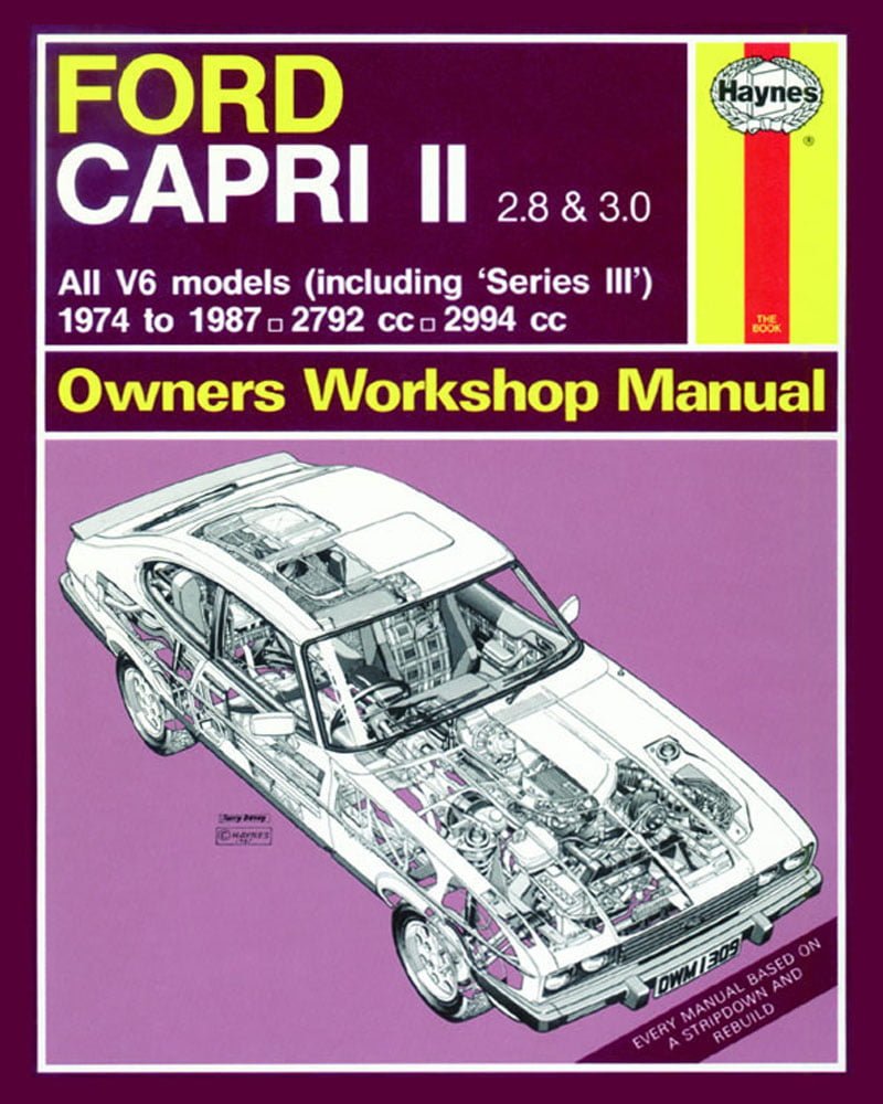 Manual Haynes Ford CAPRI 1974-1987 Manual de Reparación PDF GRATIS