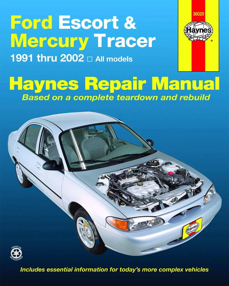 Manual Haynes Ford ESCORT y Mercury TRACER 1991-2002 Manual de Reparacion PDF GRATIS