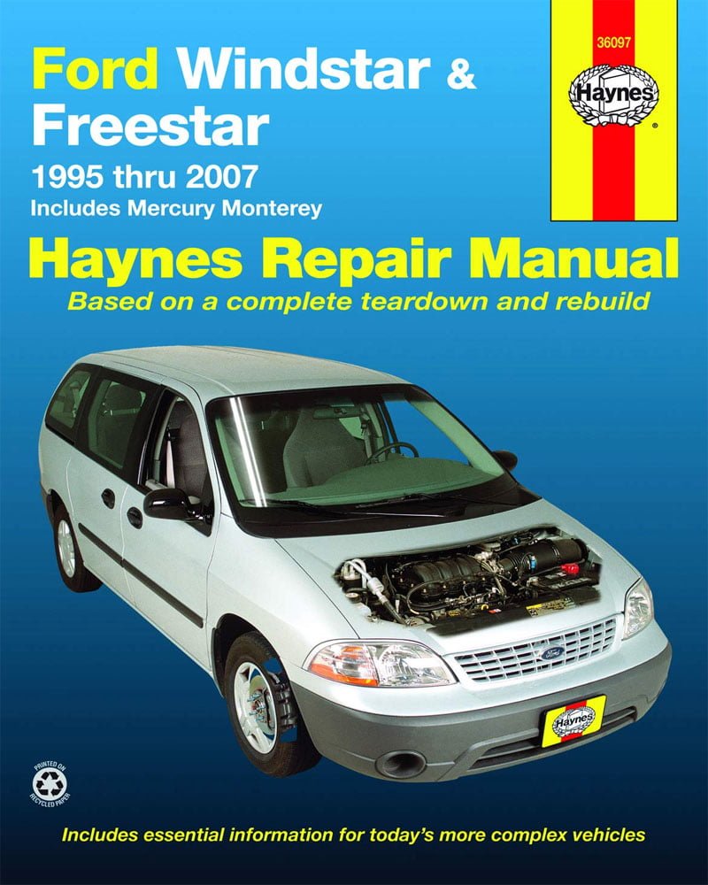 Download Haynes Manual Ford WINDSTAR and FREESTAR 1995-2007 Download FREE PDF Repair Manual
