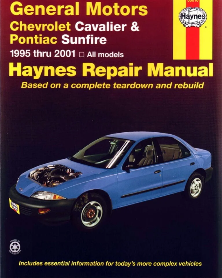 Descargar Manual Haynes Chevrolet CAVALIER y Pontiac SUNFIRE 1995-2001 Descargar Manual de Reparación PDF GRATIS