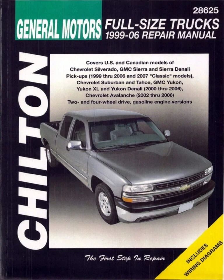 Manual Haynes General Motors CAMIONETAS 1999-2006 Manual de Reparación PDF GRATIS
