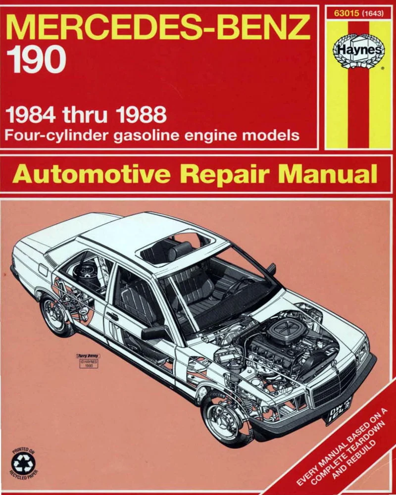 Descargar Manual Haynes Mercedes Benz 190 1984-1988 Descargar Manual de Reparación PDF GRATIS