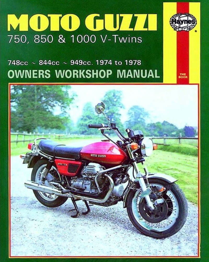 Descargar Manual Haynes Moto Guzzi 700 750 850 1000 V 1974-1978 Descargar Manual de Reparación PDF GRATIS