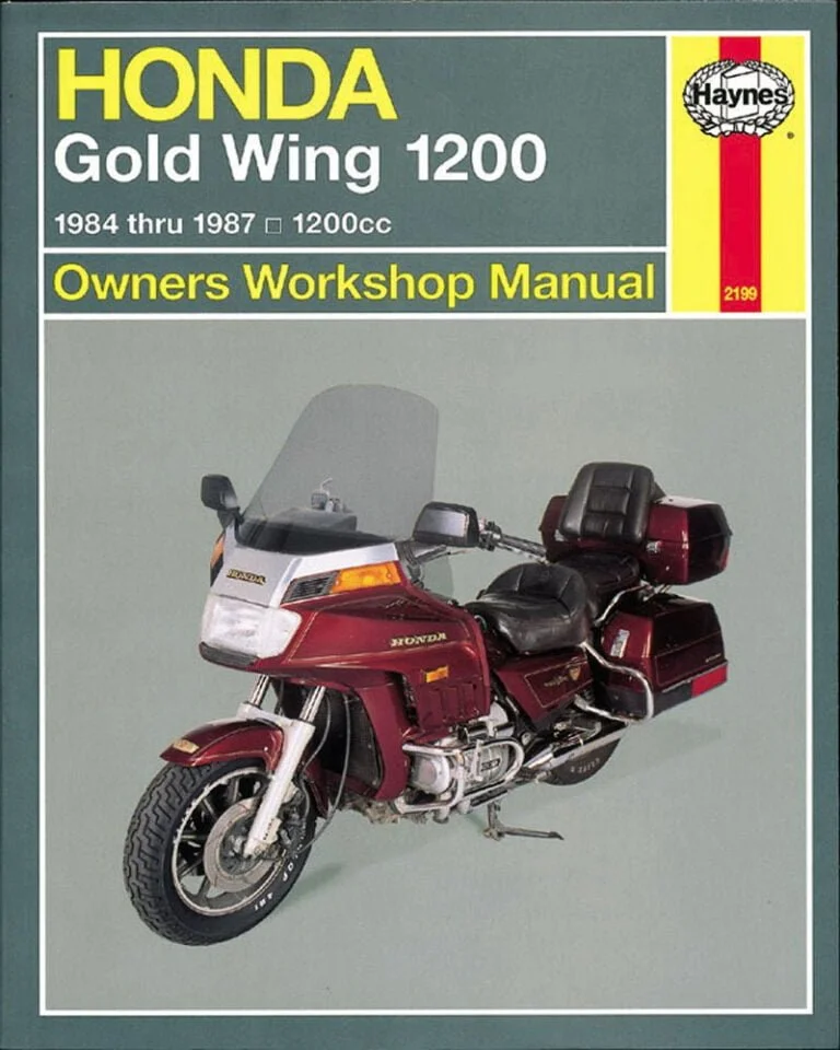 Manual Haynes Moto Honda Gold Wing 1200 1984-1987 Manual de Reparación PDF GRATIS