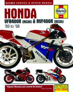 Manual Haynes Moto Honda VFR400R y RVF400R 1989-1998 Manual de Taller PDF GRATIS