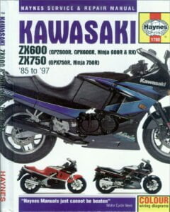 Manual Haynes Moto Kawasaki ZX600 ZX750 1985-1997 Manual de Reparación PDF GRATIS