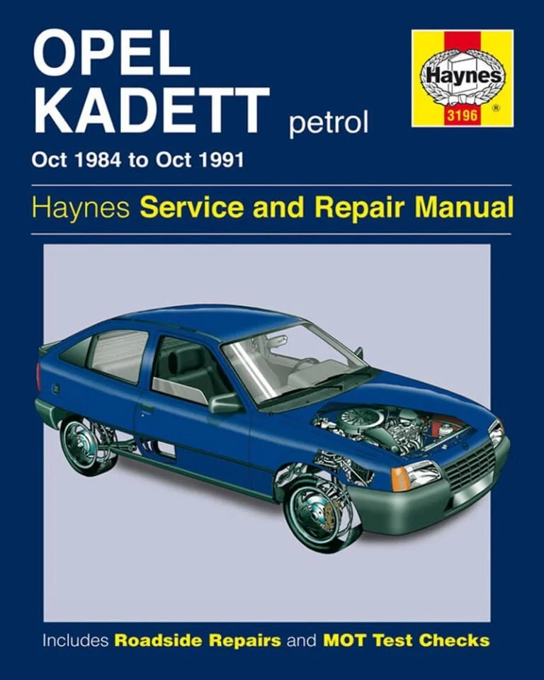 Descargar Manual Haynes Opel KADETT 1984-1991 Descargar Manual de Reparación PDF GRATIS