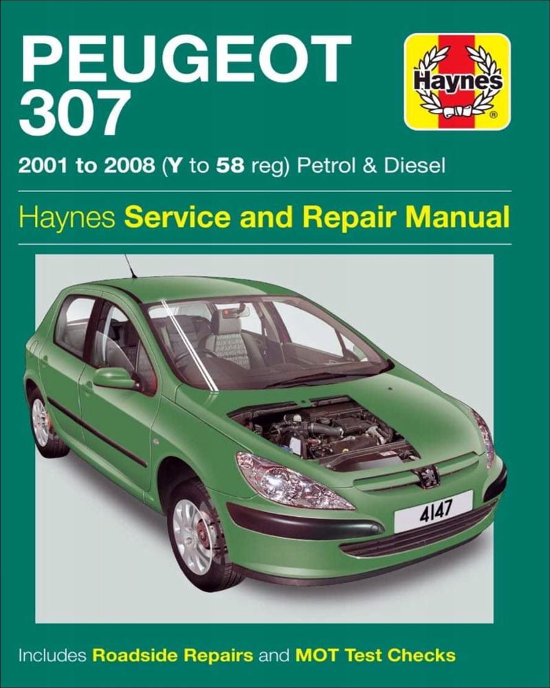 Descargar Manual Haynes Peugeot 307 2001-2008 Descargar Manual de Reparación PDF GRATIS