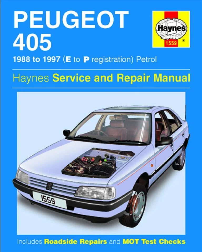 Descargar Manual Haynes Peugeot 405 1988-1997 Descargar Manual de Reparación PDF GRATIS