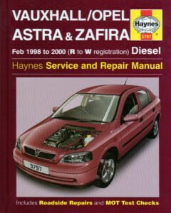 Manual Haynes Vauxhall Opel ASTRA y ZAFIRA 1998-2000 Manual de Taller PDF GRATIS