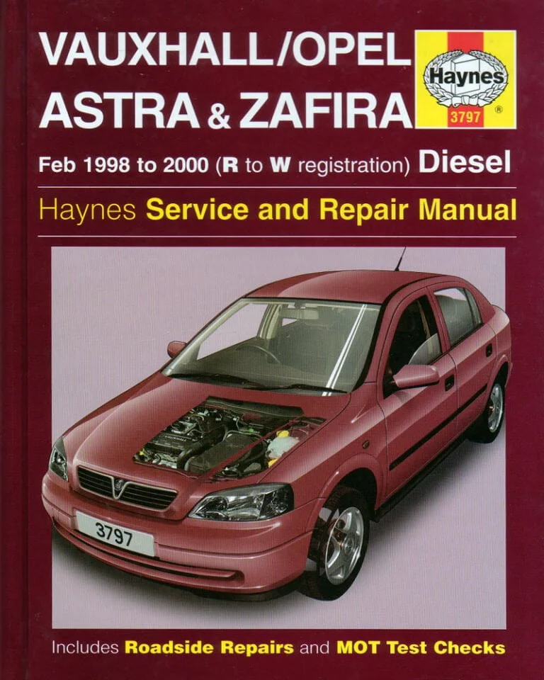 Descargar Manual Haynes Vauxhall Opel ASTRA y ZAFIRA 1998-2000 Descargar Manual de Reparación PDF GRATIS