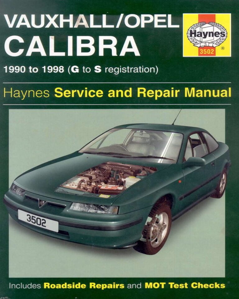 Manual Haynes Vauxhall Opel CALIBRA 1990-1998 Manual de Reparación PDF GRATIS