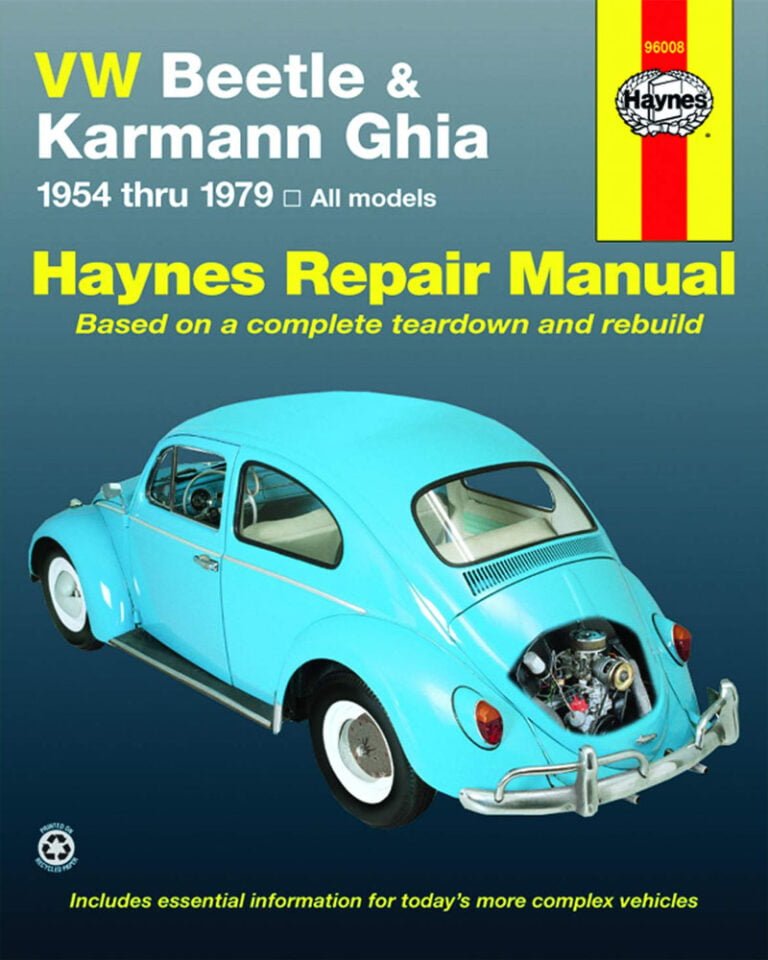 Descargar Manual Haynes Volkswagen VOCHO 1954-1979 Descargar Manual de Reparación PDF GRATIS