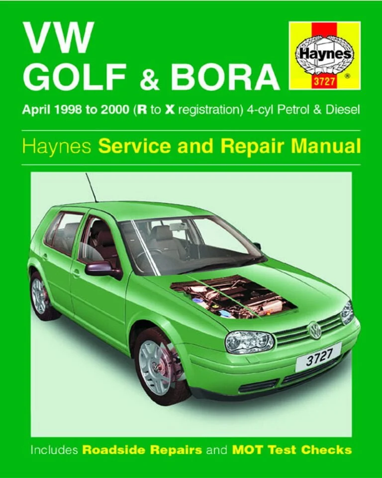Manual Haynes Volkswagen GOLF y BORA 1998-2000 Manual de Reparación PDF GRATIS