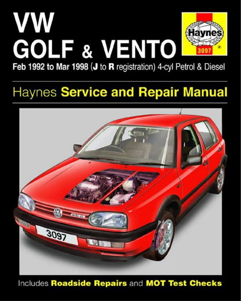 Descargar Manual Haynes Volkswagen GOLF y VENTO 1992-1998 Descargar Manual de Reparación PDF GRATIS