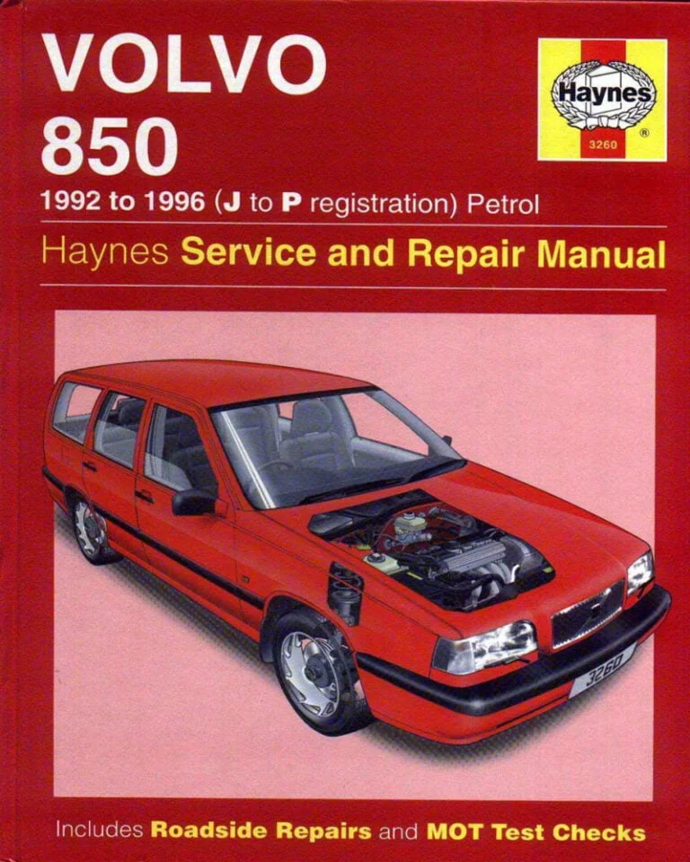 Manual Haynes Volvo 850 1992-1996 Manual de Reparación PDF GRATIS