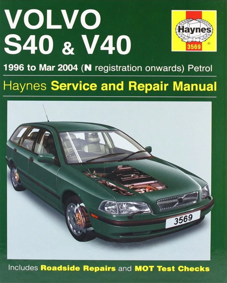 Descargar Manual Haynes Volvo S40 y V40 1996-2004 Descargar Manual de Reparación PDF GRATIS