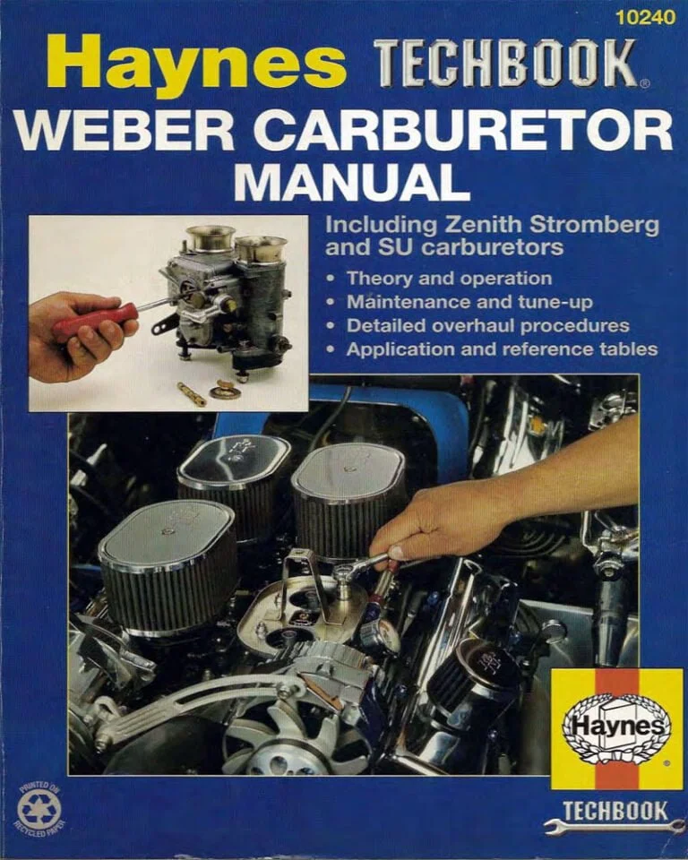 Manual Haynes Weber Carburator Manual