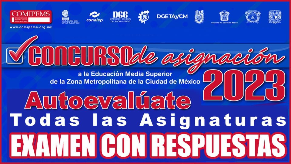 Examen con Respuestas del Comipems 2023