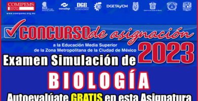 Examen de Biología Resuelto COMIPEMS 2023 Simulacro Online y Descarga GUÍA en PDF